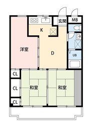 今成マンションの物件間取画像